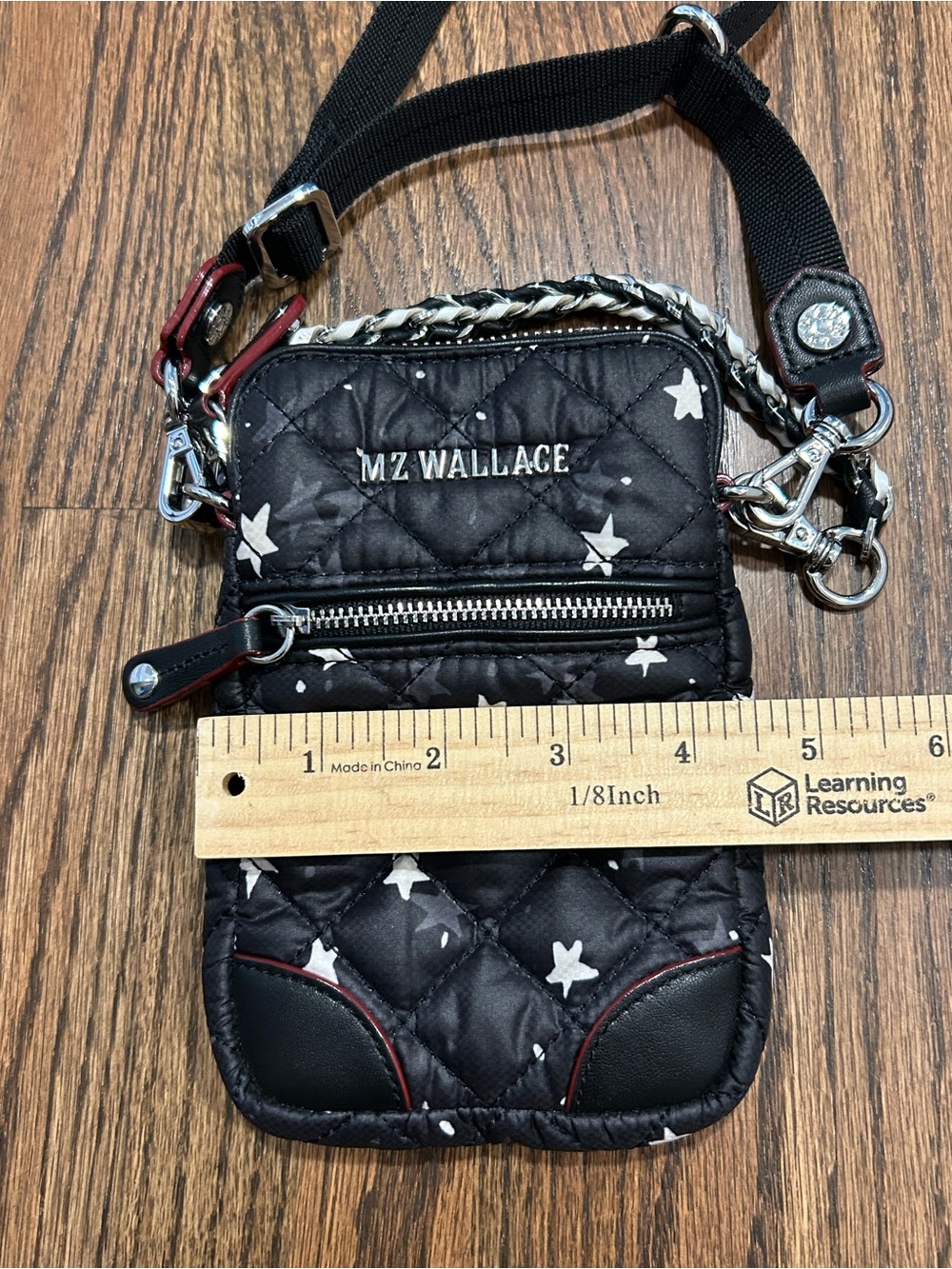 MZ Wallace Star Print Quilted Phone Crossbody Bag - Picture 6 of 7